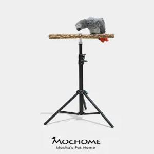 앵무새횟대 삼각대 나무 스탠드형 새집 스탠드길이 중대형 스탠드없음 조류 발톱갈이