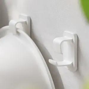 무타공 화이트 세수대야걸이