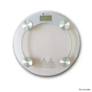 투명 디지털 원형 체중계 -T2/저울/몸무게/전자저울