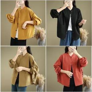 여친 가을 캐주얼 재킷 빅사이즈 스몰 코트 빅 포켓 야상 점퍼 상의 OP3