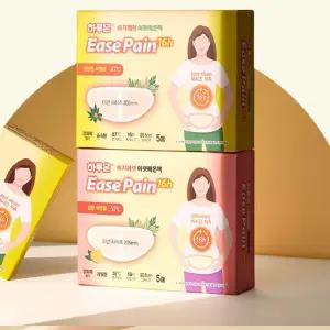 상세페이지참고 하루온 이지페인 붙이는핫팩 5매입 /아랫배찜질온팩