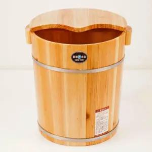 히노끼 족욕기 편백나무 습식 족욕통 족탕기