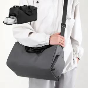 심플 운동 지퍼 가방 1P 스포츠백 헬스 여행 다용도 uXQ9+8att