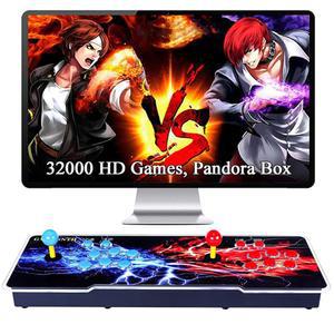 GWALSNTH 32000 in 1 판도라 박스 아케이드 게임 콘솔 플러그 앤 플레이 비디오 1280X720 디스플레이 3D 검색 / 저장 숨기기 일시 중지 1-4 플레이어