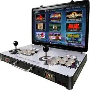 와이게이밍 포터블 20000 in 1 메탈 박스 3D 아케이드 게임 콘솔 22인치 스크린 레트로 전자