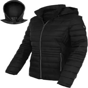 Xmgelp 여성용 울트라 라이트 퍼퍼 재킷 후드 숏 겨울 코트