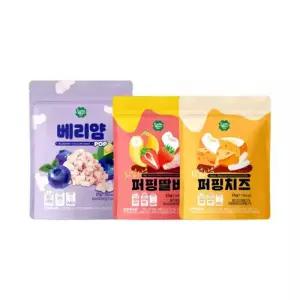 스낵 특별구성 얌 1봉+퍼핑스낵 2봉