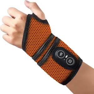 마사지가 포함된 무선 손목 온열 패드 를 위한 손 3000mAh 배터리가 랩 진동 및 조절 가능한 열 설정