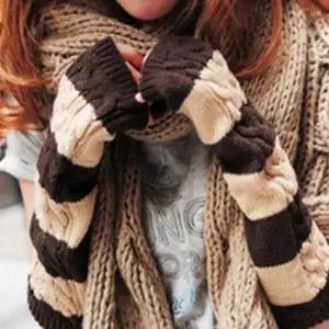 여성팔토시 투톤꽈배기암워머 핸드워머 손토시 방한워머 겨울장갑