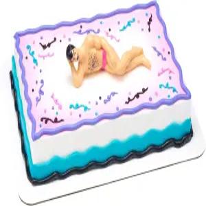 데코셋 헝키맨 케이크 장식 키트 바첼로렛 파티용 토퍼 1피스 재사용 가능한 축하 디스플레이