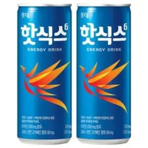 에너지 롯데 핫식스 x 60캔 250ml (30캔x2박스)