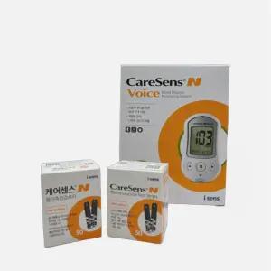케어센스N 혈당시험지 110매 + 케어센스N 혈당측정기 당뇨 당 체크지