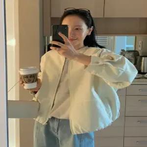 MADE 소프트 노카라 블루종 자켓 (2 color)