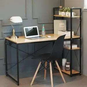 컴퓨터책상1200 동영 컴퓨터책상 조립 사무용 책상 데스크 블랙 120cm