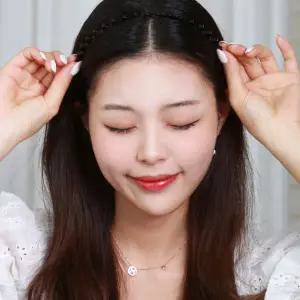 웨이브 메탈 머리띠 철사 헤어밴드