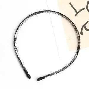 코일 철사 머리띠 남여공용 헤어밴드