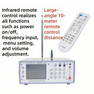 M85K 새로운 RX260 데스크탑 라디오 스테레오 TEF6686 원격 제어 기능이있는 고감도 적외선 블루투스 송신