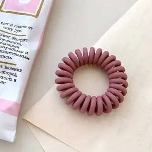 버건디 헤어끈 머리끈 머리헤어밴드 스프링