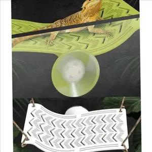 휴식처 크레스티드 게코 침대 사육장 파충류 해먹 거북이 도마뱀