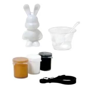 푸어링 아트 페인트 토끼 키링 만들기 럭셔리 세트 미술 물감 놀이