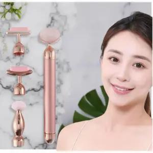고주파 셀프 마사지기 가정용 전기 탄력 얼굴 페이스 롤러 진동 리프팅 지압