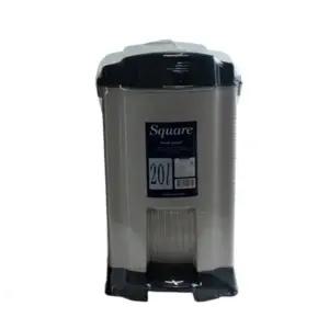 파스텔 사각 페달휴지통 20L 대 색상랜덤