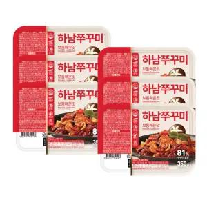 주현푸드 하남쭈꾸미 보통매운맛 350g, 6팩