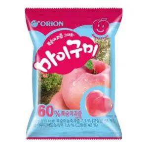 새콤달콤한 오리온 마이구미 복숭아 10개