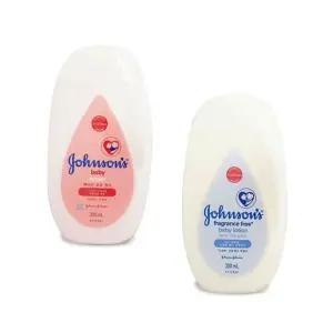 존슨즈 베이비로션 24시간 보습 아기 로션 핑크 화이트 300ml 1개