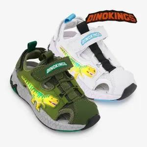 [보리보리/다이노킹즈]아동신발 공룡샌들 디노 베이직 LED 샌들 2종