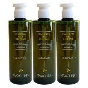 맥스클리닉 히알루론 비타 오일폼 310ml 3개 / 써클