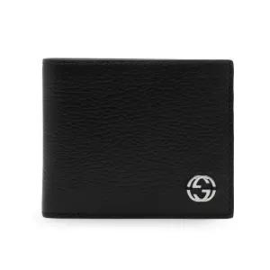 남성 인터로킹 반지갑 블랙 610464-CAO2N-1000