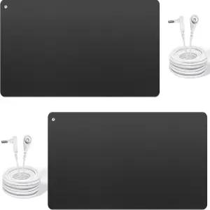 접지 매트 2팩 코드 2개가 있는 패드 피트용 10 267