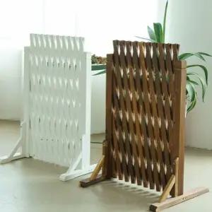 접이식 방부목 확장식 테라스 파티션 가림막 울타리