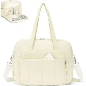 여성용 클루시 위켄더 여행 가방 퍼퍼 토트백 신발 수납함이 있는 더플 오버나이트 가방에 담습니다