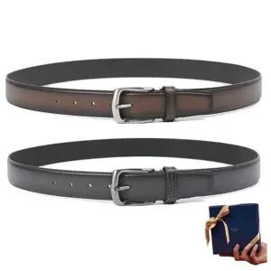 [갤러리아] 베노베로 26SS 그라데이션 흑사틴 비조 벨트 BMG1ACB1210