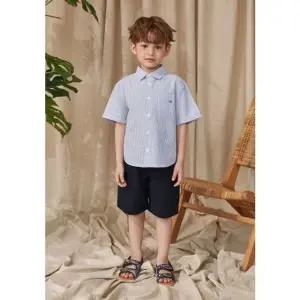 [갤러리아] 빈(BEEN) 초등 키즈  네이비 시어서커 반바지 (BA21PT01DN)