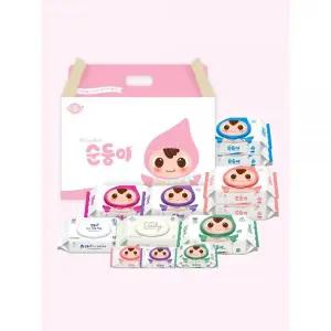 순둥이 종합 선물세트 아기물티슈 12팩 (Gf-D)
