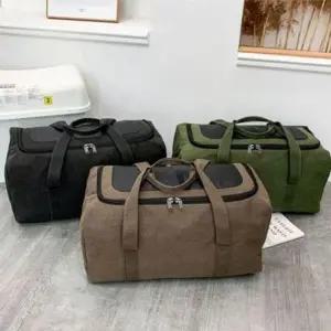 (스타일하우스)여행가방 보스턴백 캐리어 빅사이즈 캔버스 숄더