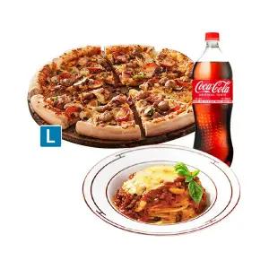 (도미노피자) (오리지널) 뉴욕오리진 L + 뉴치볼 + 콜라 1.25L