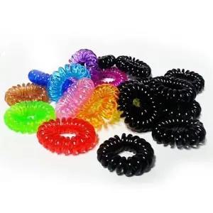 [다잇템]여자 손목 코일 스프링 20개 고무줄 헤어밴드_P340234556