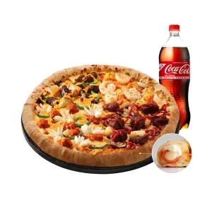 (도미노피자) (오리지널)블록버스터4더블치즈페퍼로니엣지+콜라1.25L