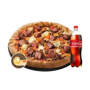 (도미노피자) (오리지널)와일드 와일드 웨스트 스테이크 고구마쥬 엣지L+콜라1.25L