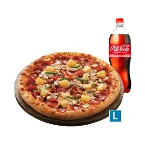 (도미노피자) 슈퍼슈프림L(오리지널)+콜라 1.25L