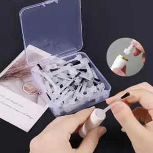 [비케이엠_62]브러쉬 내장 네일아트소품 솔대 세트 50개