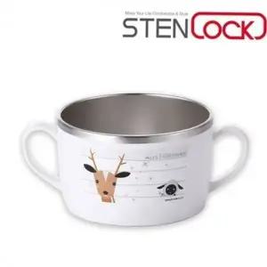 베이비 시리얼 손잡이 스텐 유아 어린이 이유식 그릇