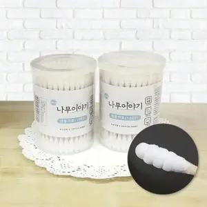 [에스에스_62]나무이야기 100개 원통면봉 100개 7611