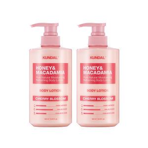 쿤달 바디로션, 체리블라썸, 500ml, 2개