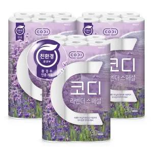 코디 3겹 라벤더스페셜, 30m, 30롤, 3개
