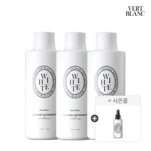 [2+1+증정품]베르블랑 아기 중성세제 본품/리필 1L 3개+섬유탈취제 증정